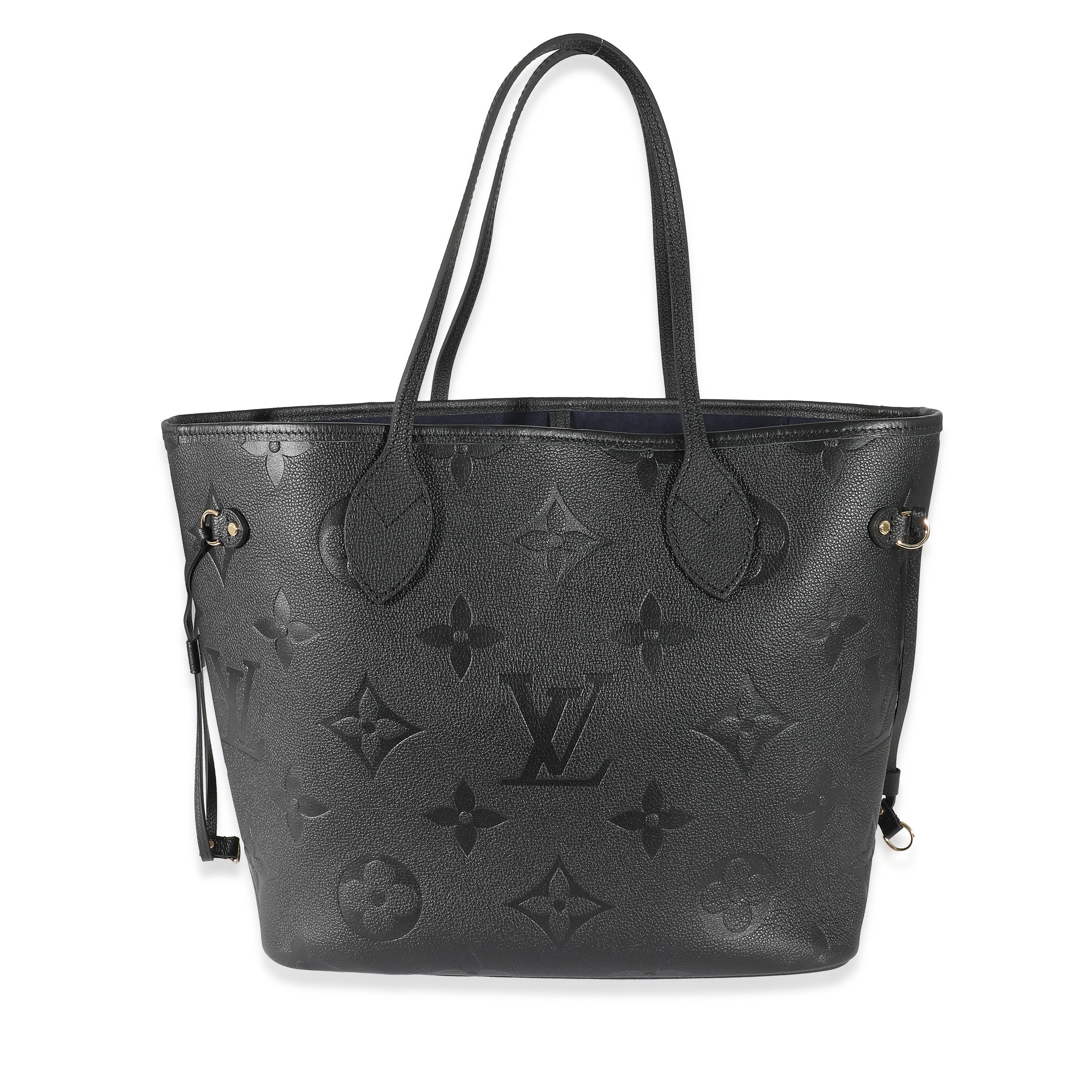 Louis Vuitton Louis Vuitton Black Monogram Empreinte Neverfull MM
