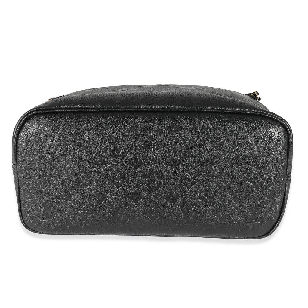 Louis Vuitton Louis Vuitton Black Monogram Empreinte Neverfull MM