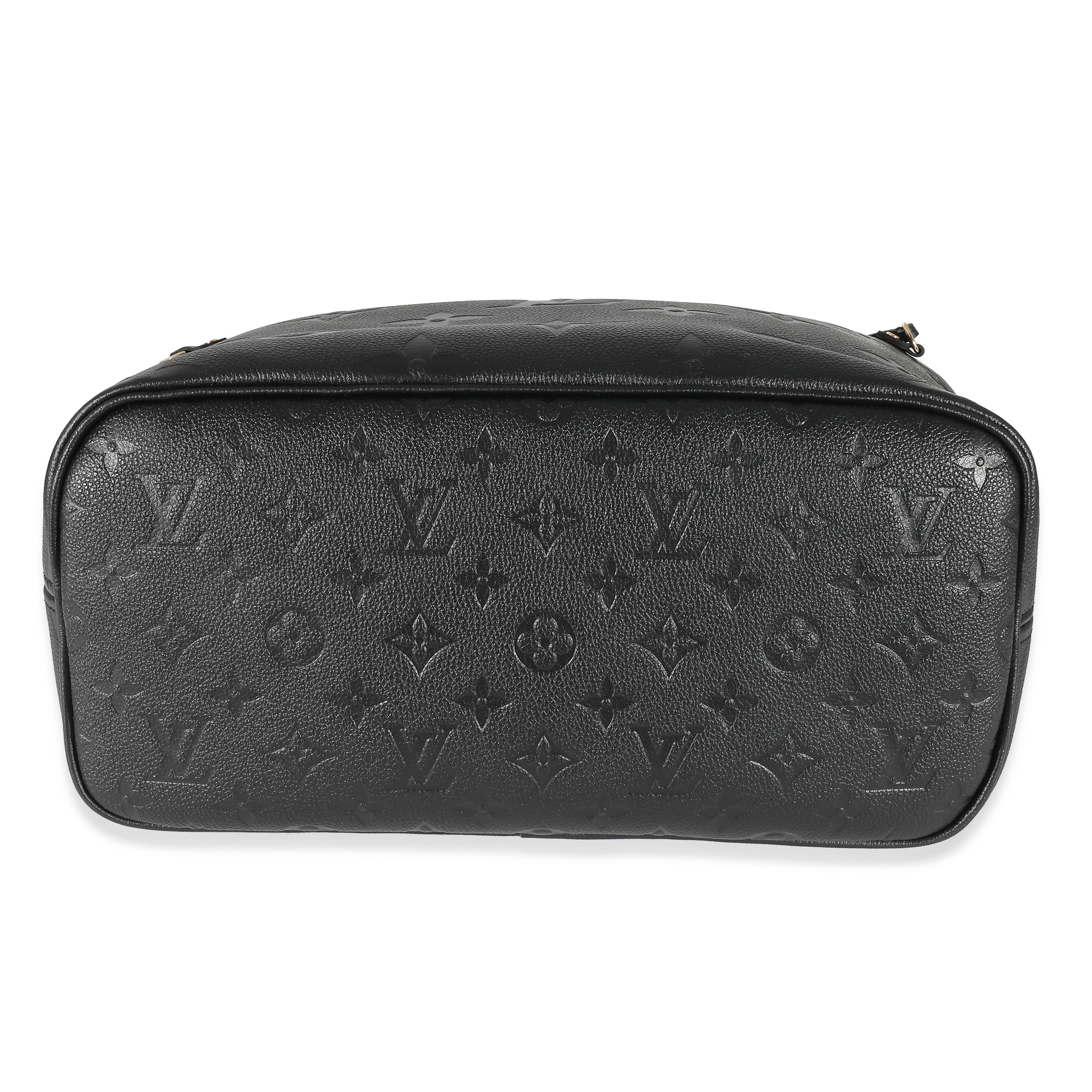 Louis Vuitton Louis Vuitton Black Monogram Empreinte Neverfull MM