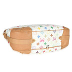 Louis Vuitton Louis Vuitton x Takashi Murakami White Monogram Multicolore Canvas Greta