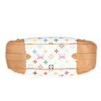 Louis Vuitton Louis Vuitton x Takashi Murakami White Monogram Multicolore Canvas Greta