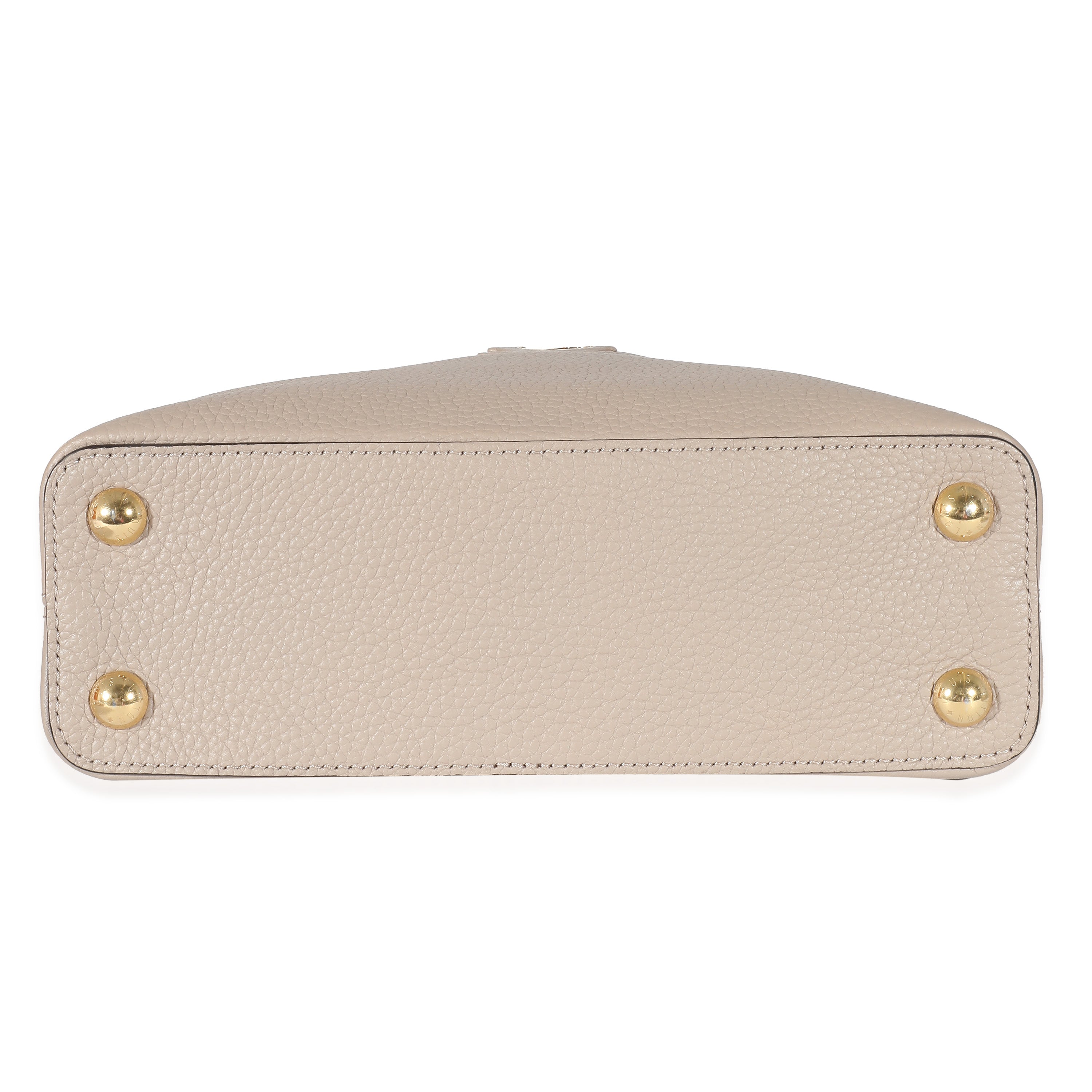 Louis Vuitton Louis Vuitton Grey Taurillon Capucines BB