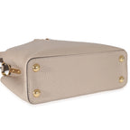 Louis Vuitton Louis Vuitton Grey Taurillon Capucines BB