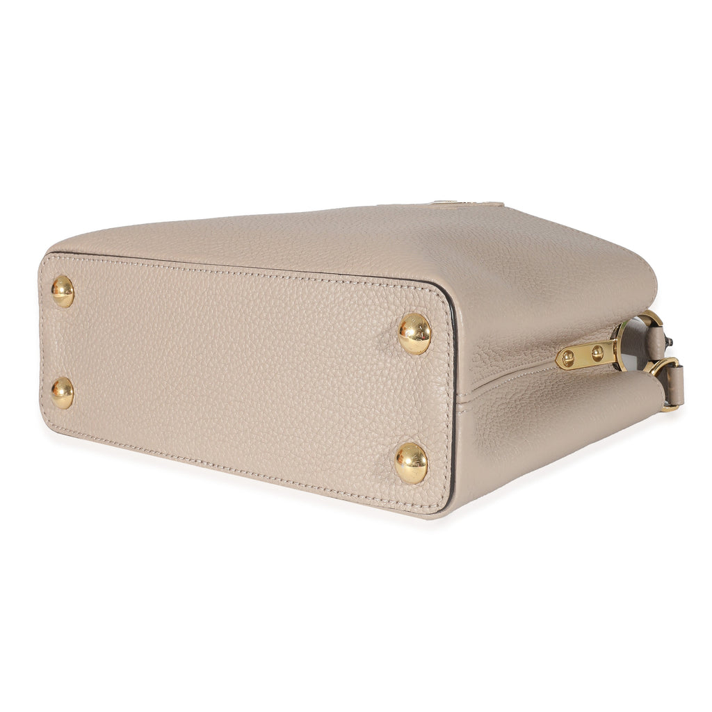 Louis Vuitton Louis Vuitton Grey Taurillon Capucines BB