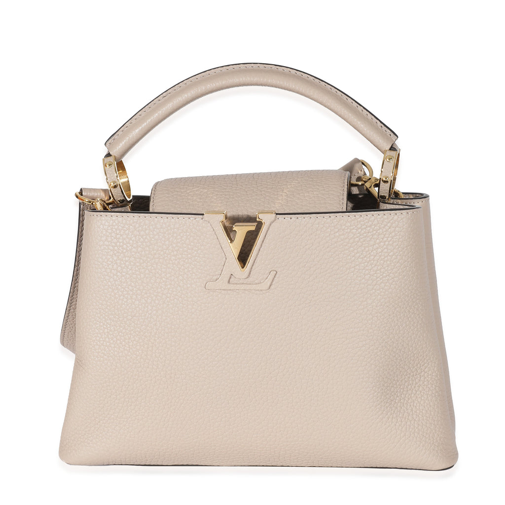 Louis Vuitton Louis Vuitton Grey Taurillon Capucines BB