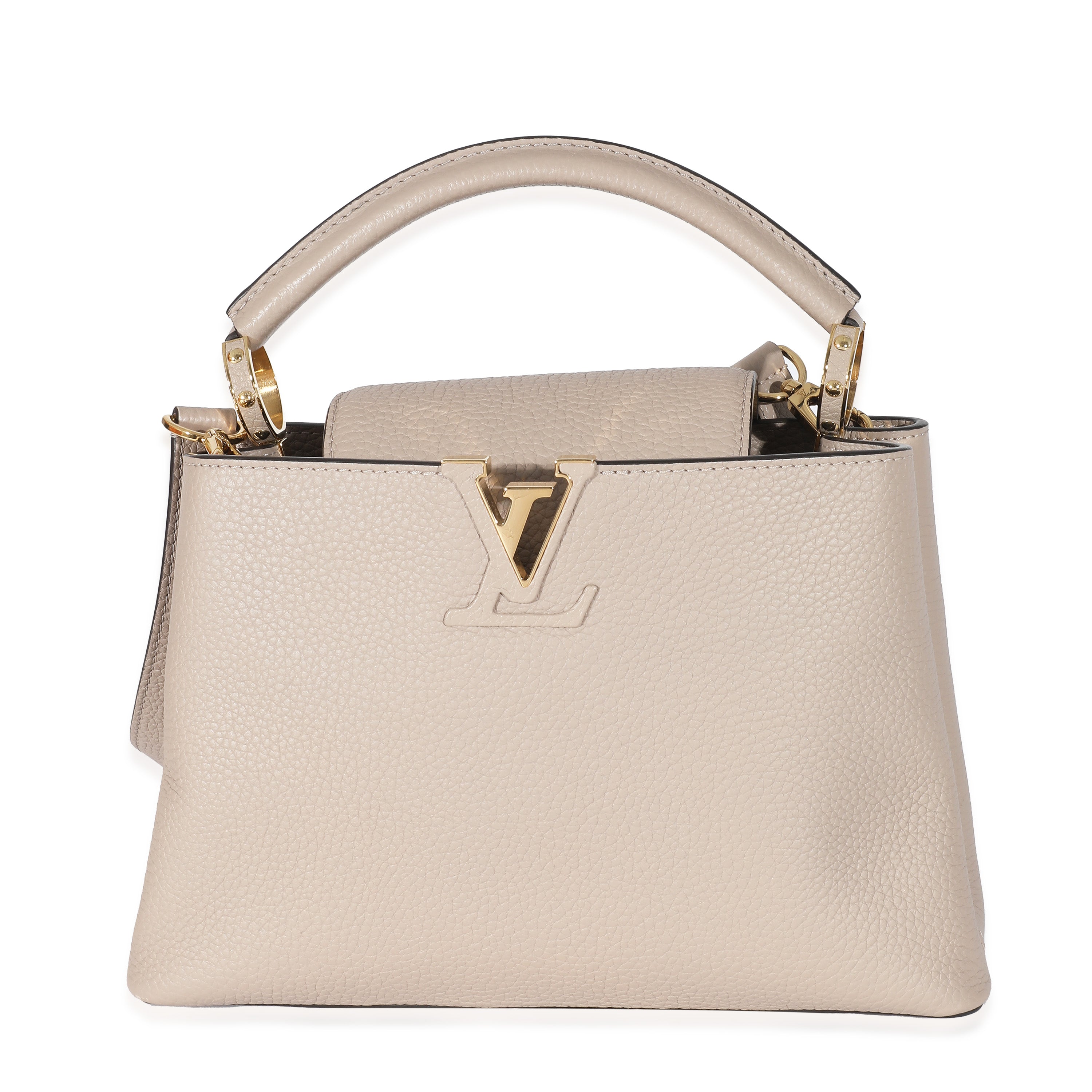 Louis Vuitton Louis Vuitton Grey Taurillon Capucines BB