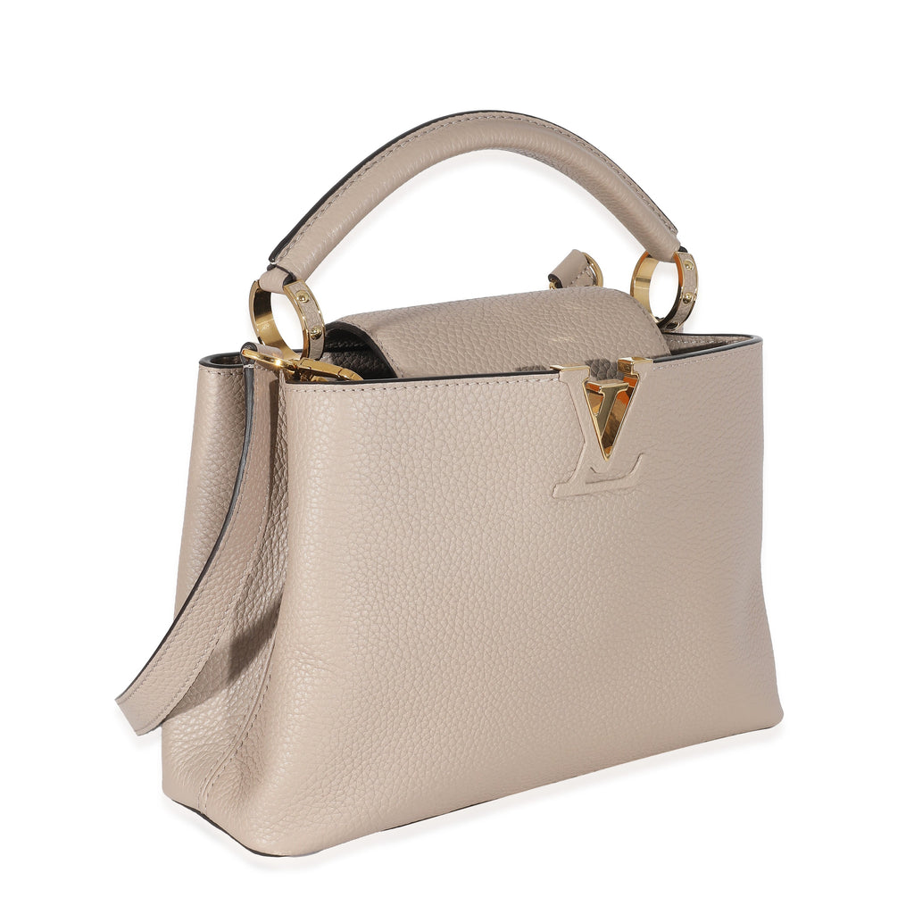 Louis Vuitton Louis Vuitton Grey Taurillon Capucines BB