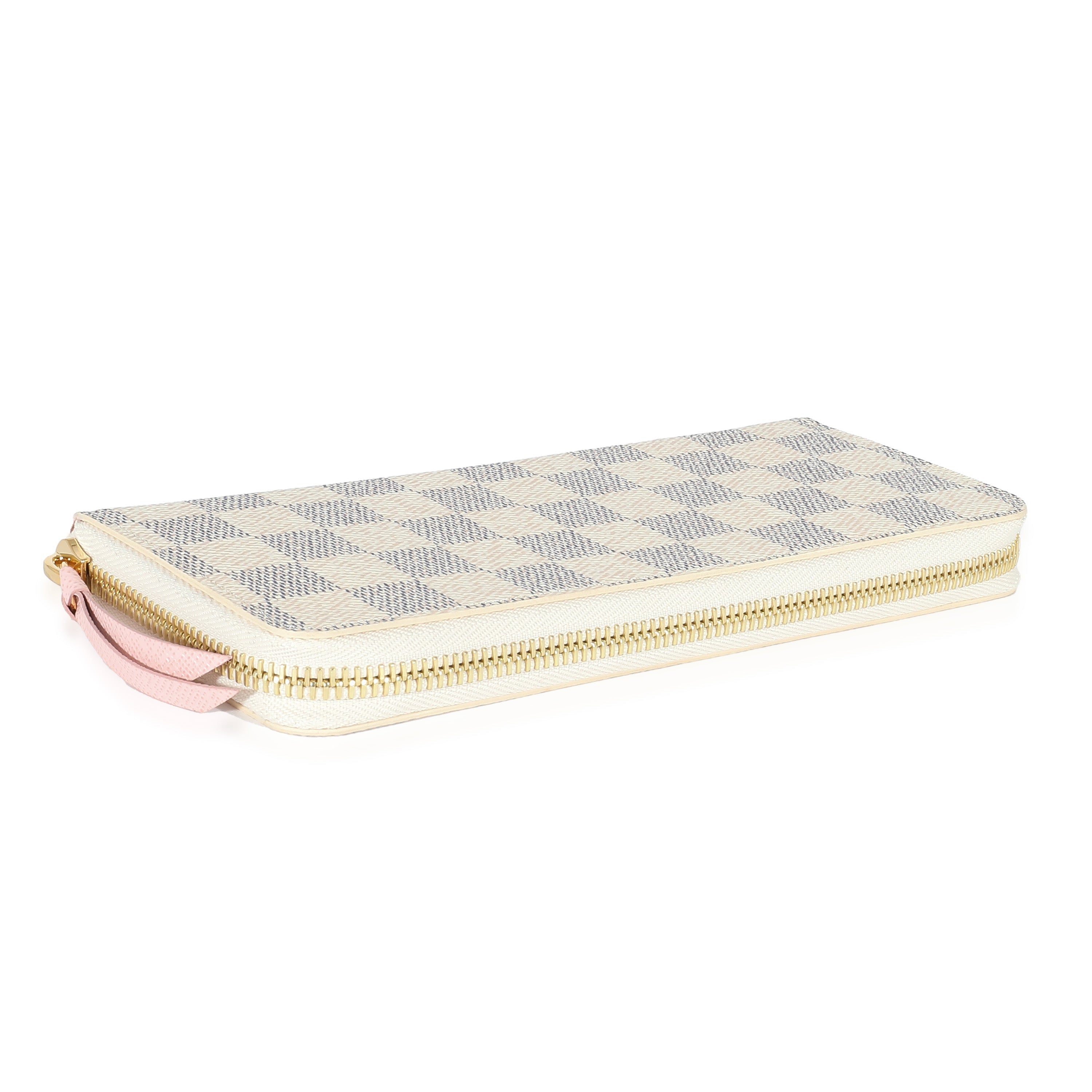 Louis Vuitton Louis Vuitton Damier Azur Canvas Clemence Wallet