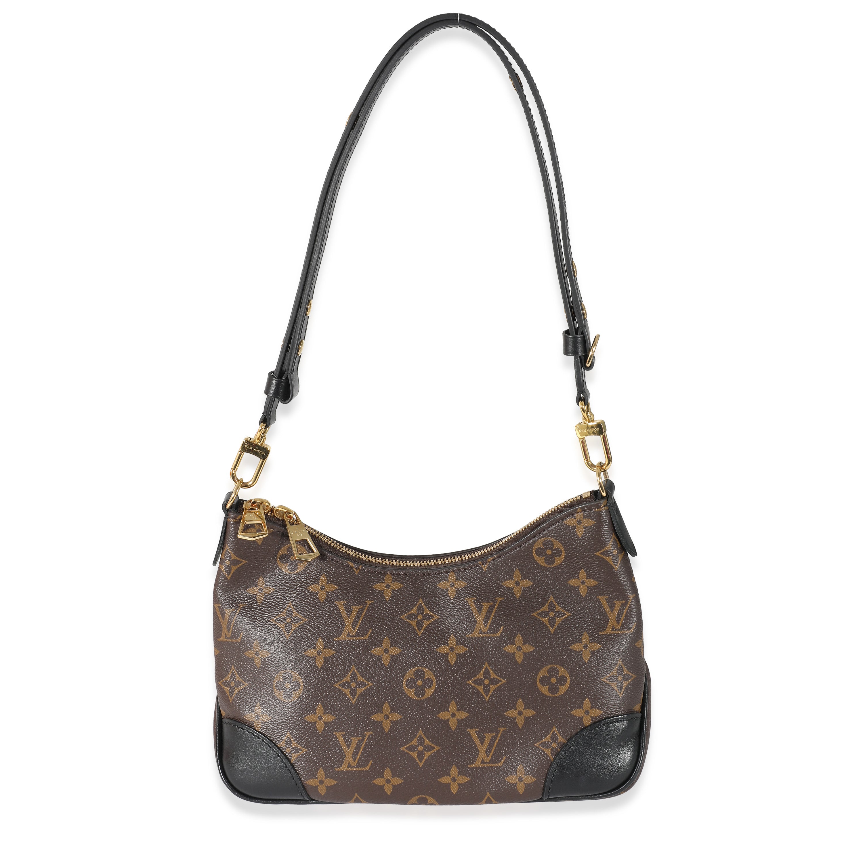 Louis Vuitton Louis Vuitton Black Monogram Canvas Boulogne NM