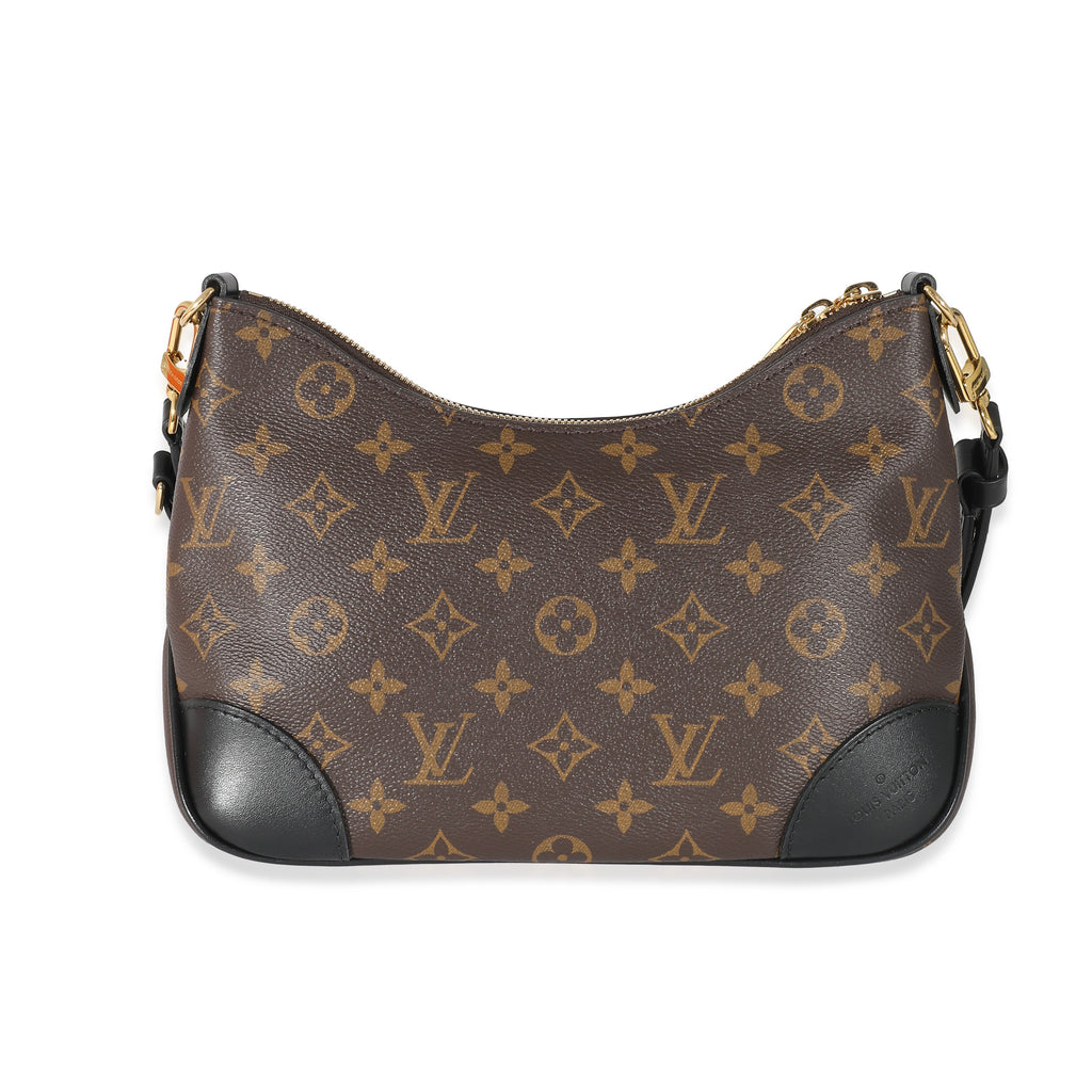 Louis Vuitton Louis Vuitton Black Monogram Canvas Boulogne NM