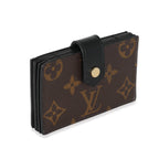 Louis Vuitton Louis Vuitton Black Monogram Canvas Gusseted Card Holder