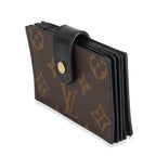 Louis Vuitton Louis Vuitton Black Monogram Canvas Gusseted Card Holder