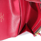 Louis Vuitton Louis Vuitton Fuchsia & Monogram Canvas Rosalie Wallet