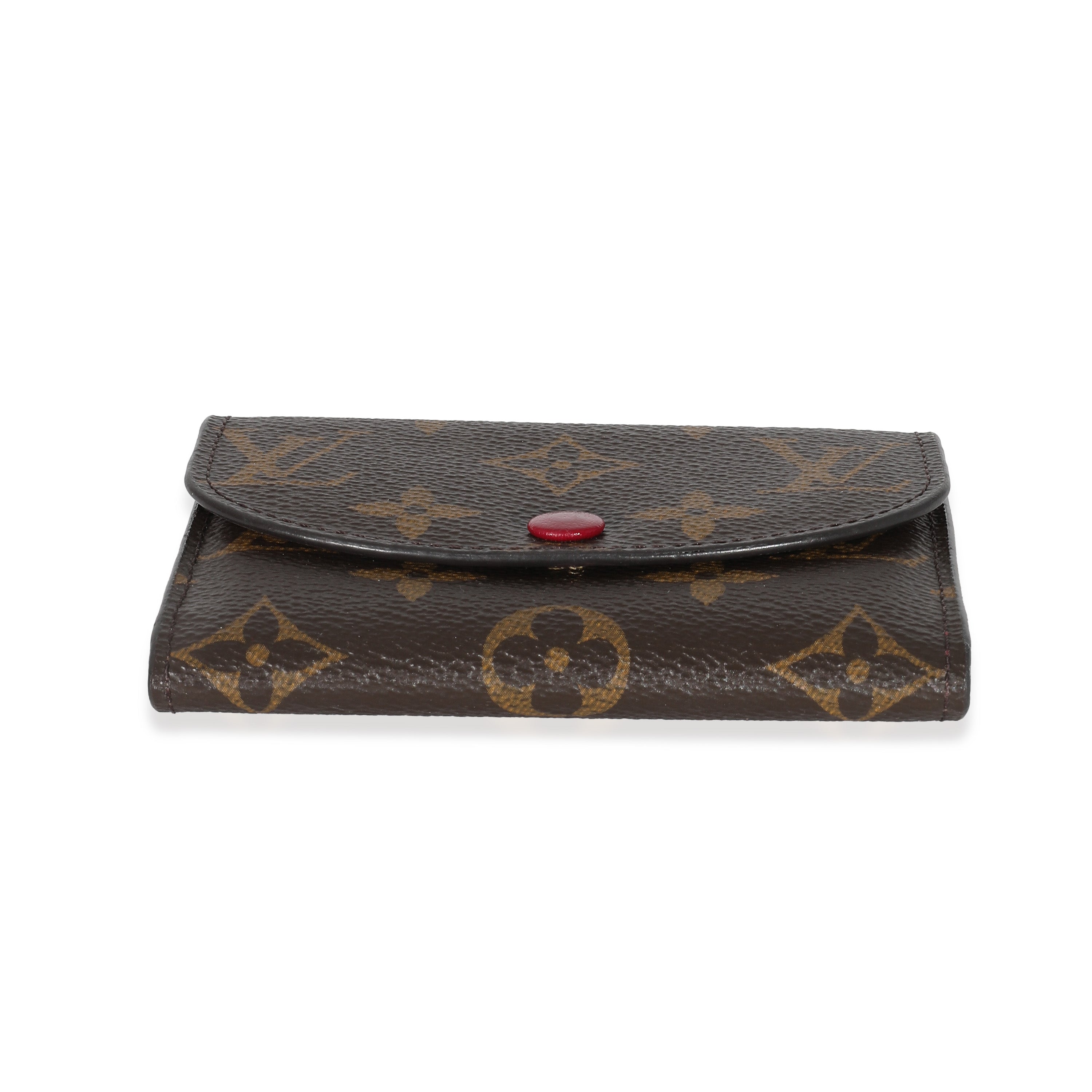 Louis Vuitton Louis Vuitton Fuchsia & Monogram Canvas Rosalie Wallet