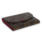 Louis Vuitton Louis Vuitton Fuchsia & Monogram Canvas Rosalie Wallet