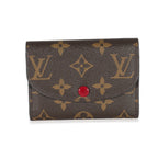 Louis Vuitton Louis Vuitton Fuchsia & Monogram Canvas Rosalie Wallet