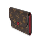 Louis Vuitton Louis Vuitton Fuchsia & Monogram Canvas Rosalie Wallet