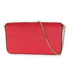 Louis Vuitton Louis Vuitton Scarlet Monogram Empreinte Félicie Pochette