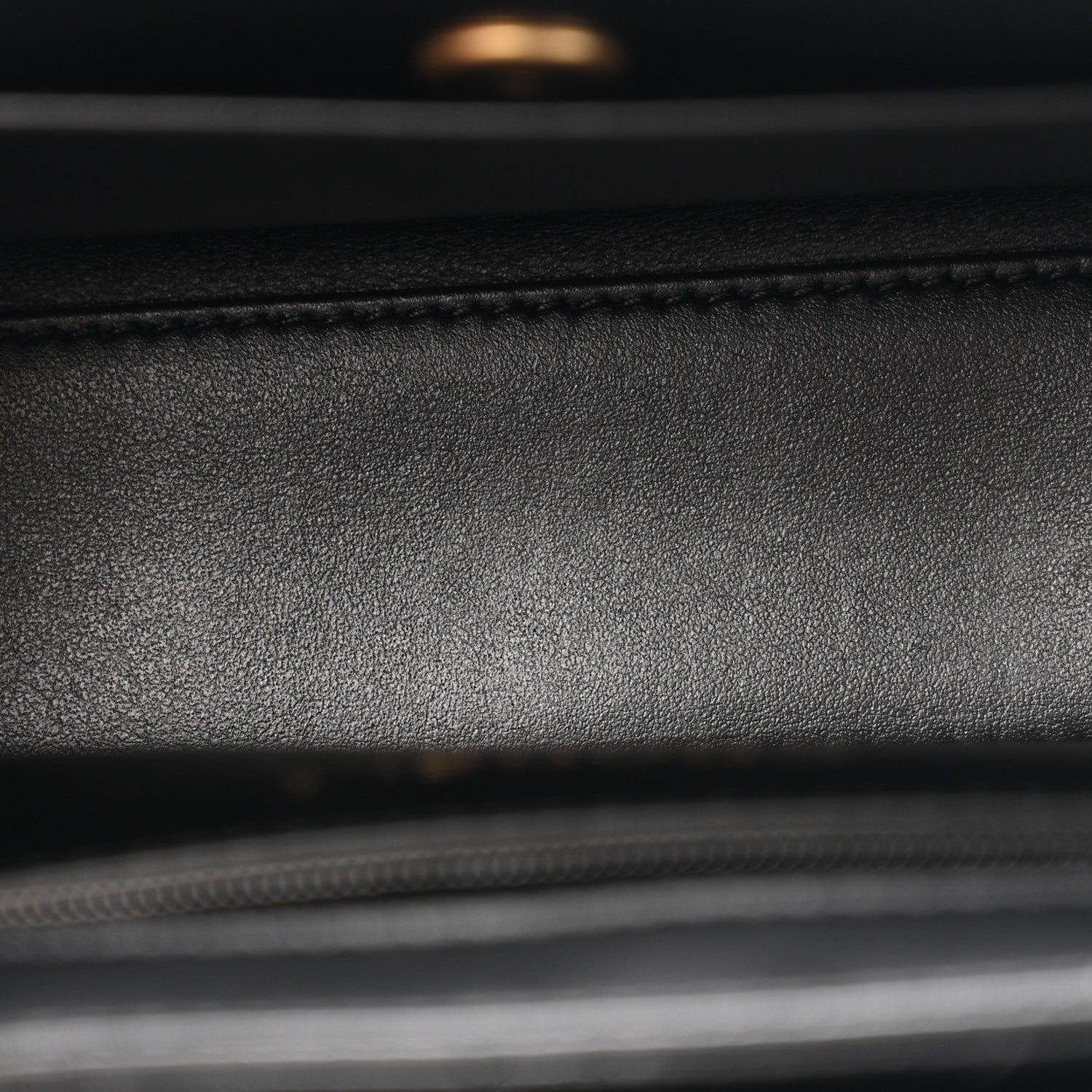 Chanel Shiny Aged Calfskin Quilted Nano Kelly Shopper Black