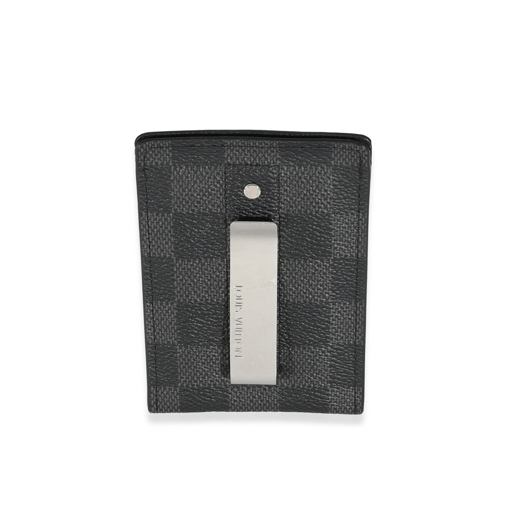 Louis Vuitton Louis Vuitton Damier Graphite Canvas Pince Card Holder With Bill Clip