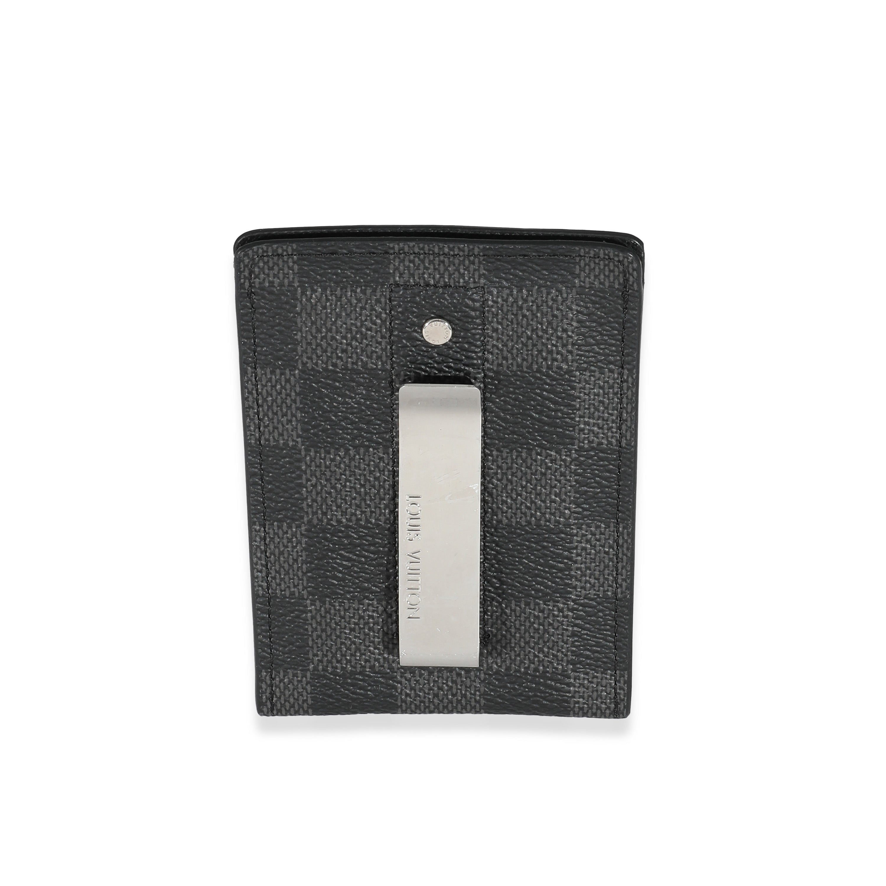 Louis Vuitton Louis Vuitton Damier Graphite Canvas Pince Card Holder With Bill Clip