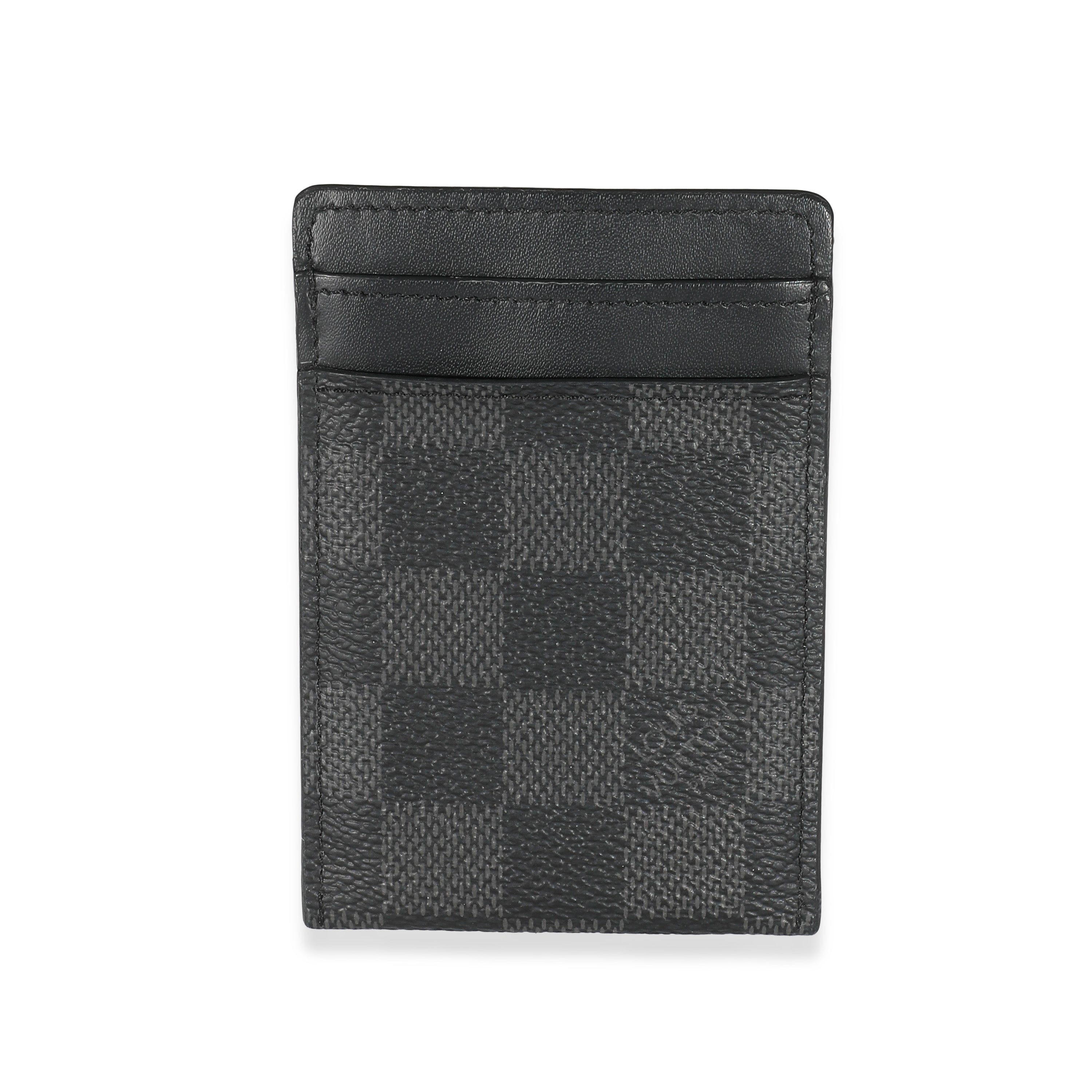 Louis Vuitton Louis Vuitton Damier Graphite Canvas Pince Card Holder With Bill Clip