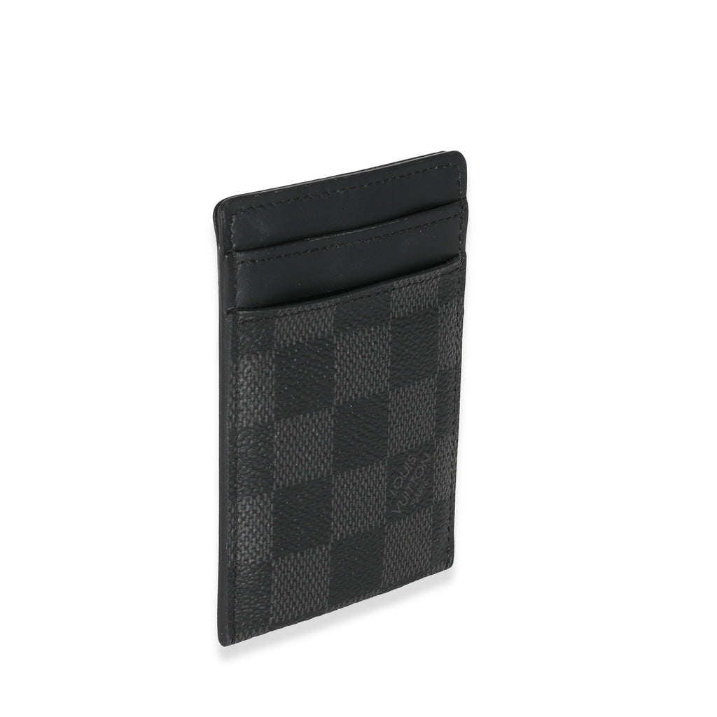 Louis Vuitton Louis Vuitton Damier Graphite Canvas Pince Card Holder With Bill Clip