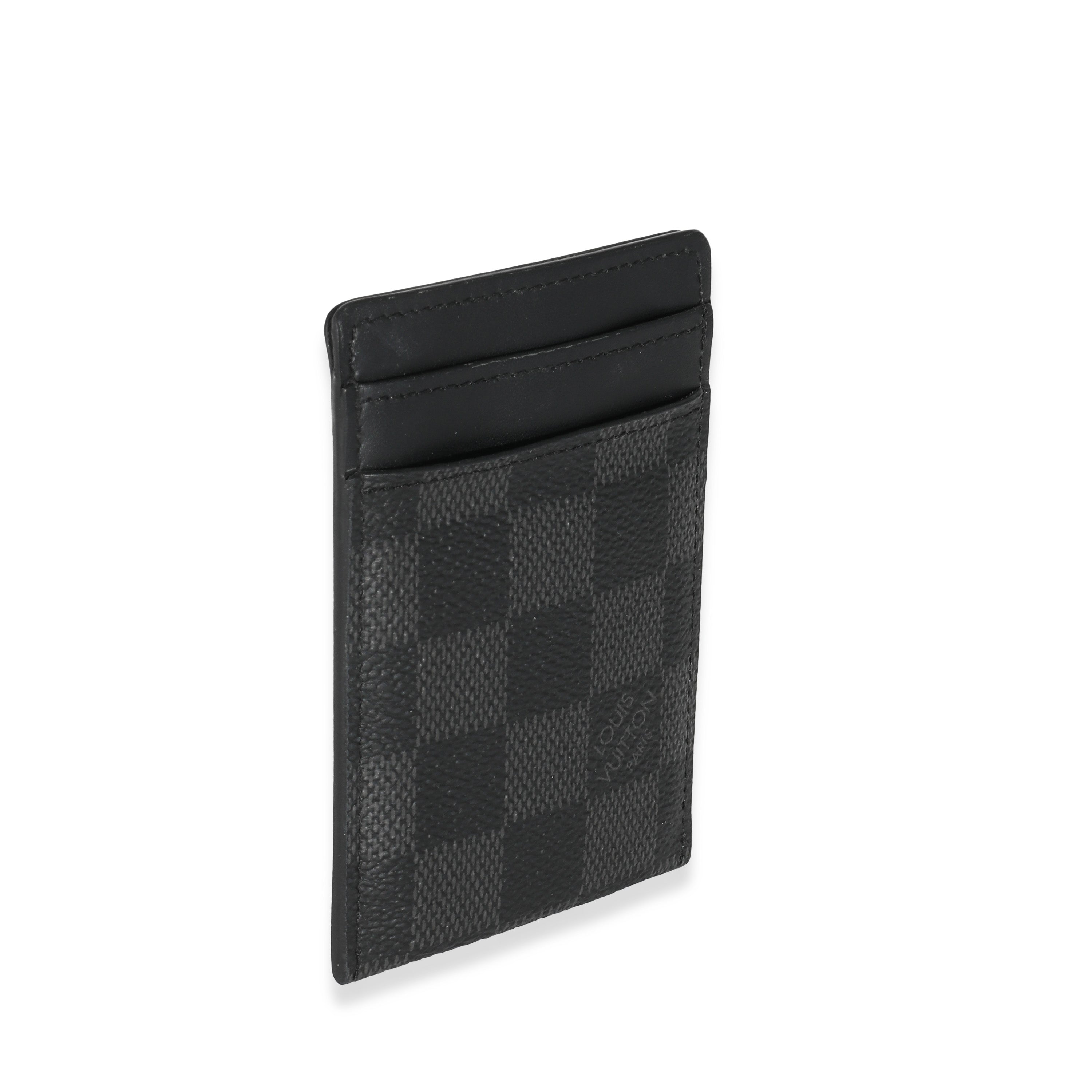 Louis Vuitton Louis Vuitton Damier Graphite Canvas Pince Card Holder With Bill Clip
