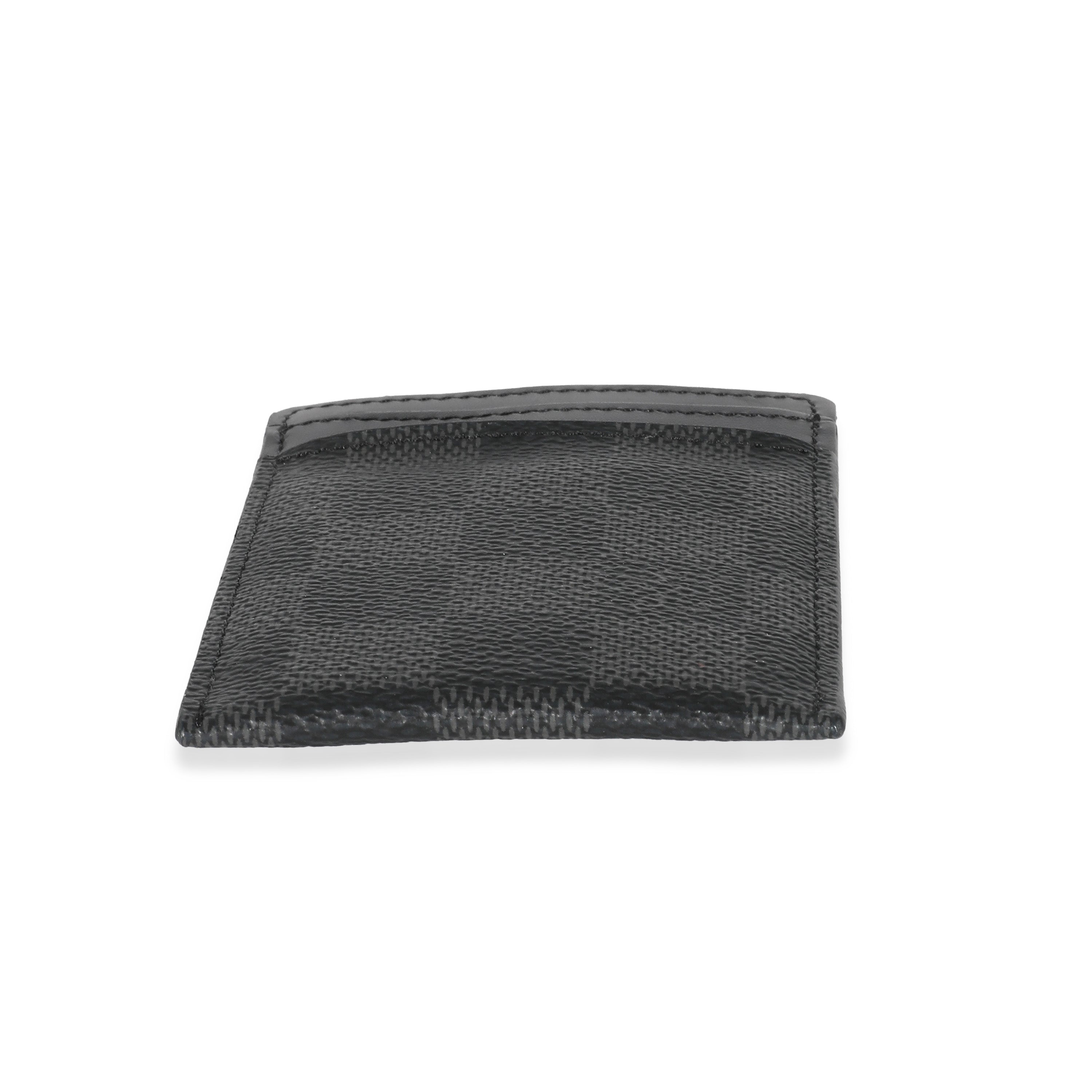 Louis Vuitton Louis Vuitton Damier Graphite Canvas Pince Card Holder With Bill Clip