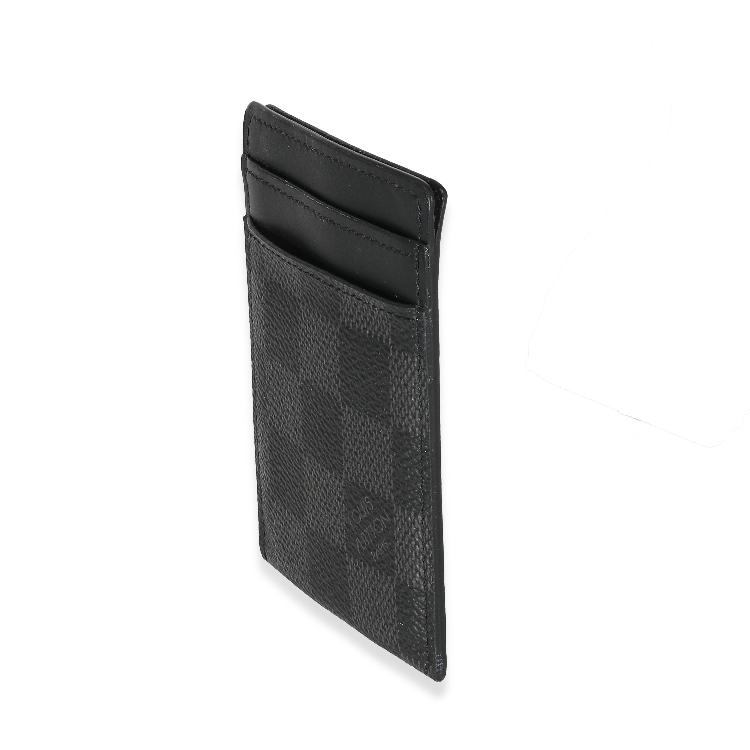 Louis Vuitton Louis Vuitton Damier Graphite Canvas Pince Card Holder With Bill Clip
