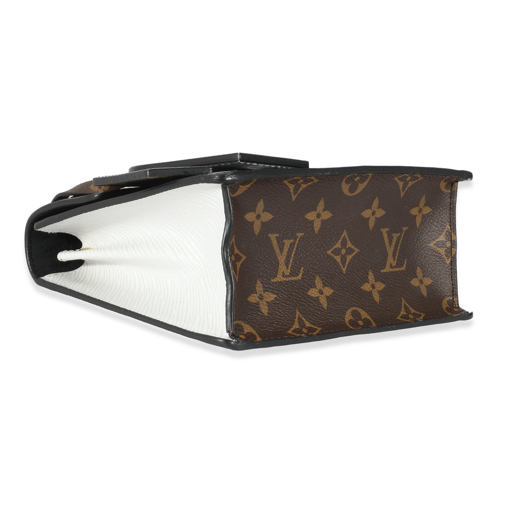 Louis Vuitton Louis Vuitton White Epi Black Monogram Vernis Spring Street