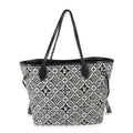 Louis Vuitton Black White Jacquard Since 1854 Neverfull MM