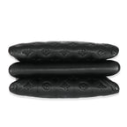 Louis Vuitton Louis Vuitton Black Monogram Embossed Puffy Lambskin Coussin PM