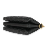Louis Vuitton Louis Vuitton Black Monogram Embossed Puffy Lambskin Coussin PM
