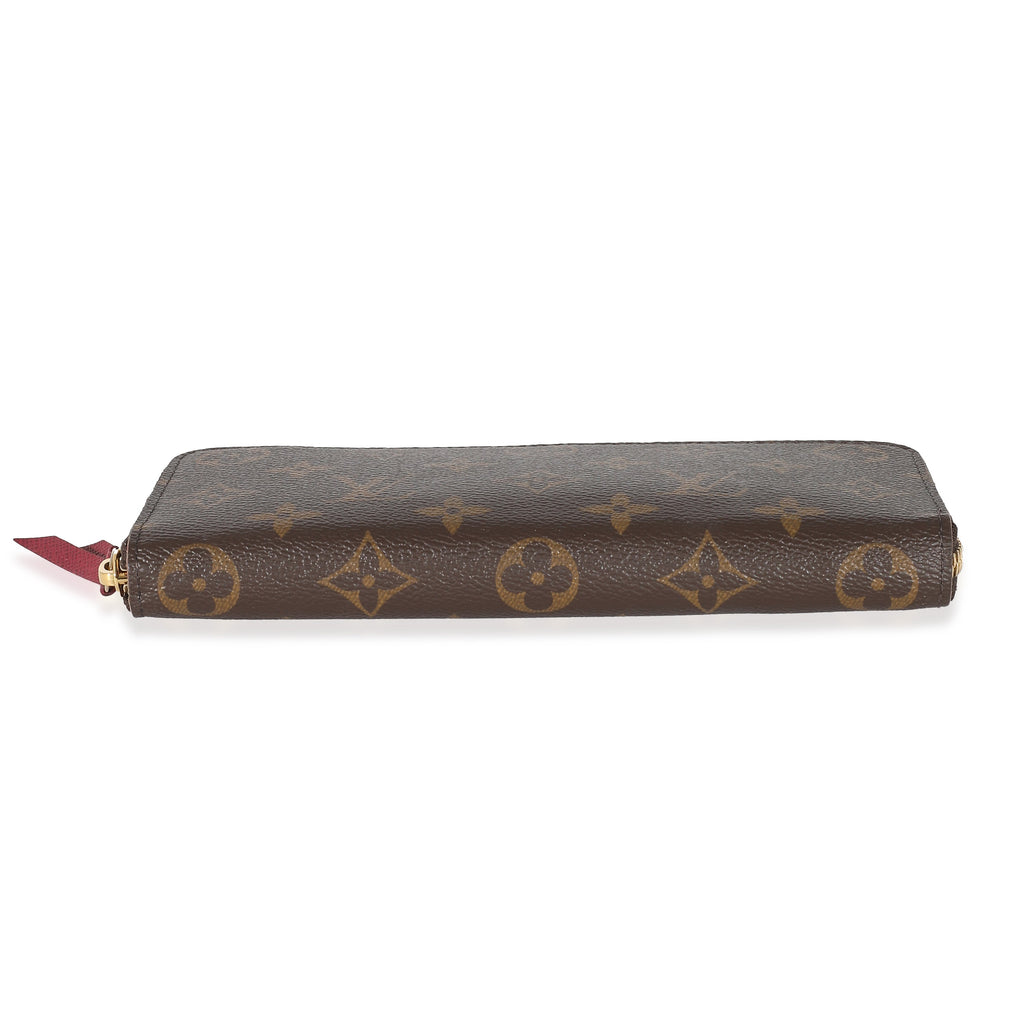 Louis Vuitton Louis Vuitton Fuchsia Monogram Canvas Clemence Wallet