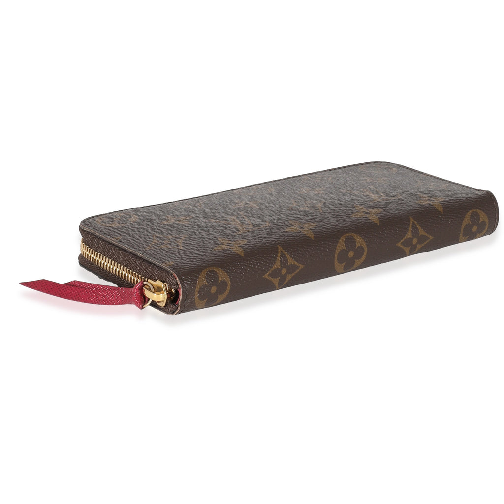 Louis Vuitton Louis Vuitton Fuchsia Monogram Canvas Clemence Wallet