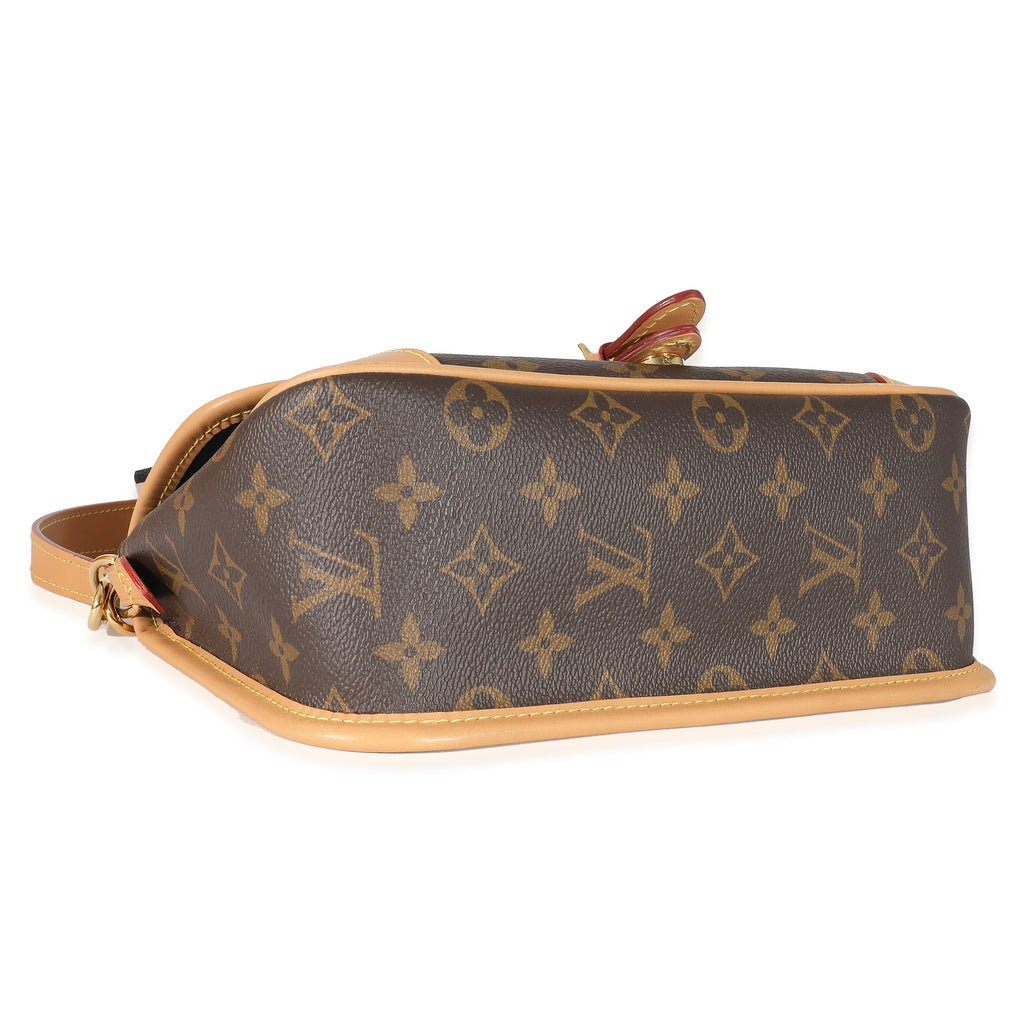 Louis Vuitton Louis Vuitton Black Monogram Canvas Diane