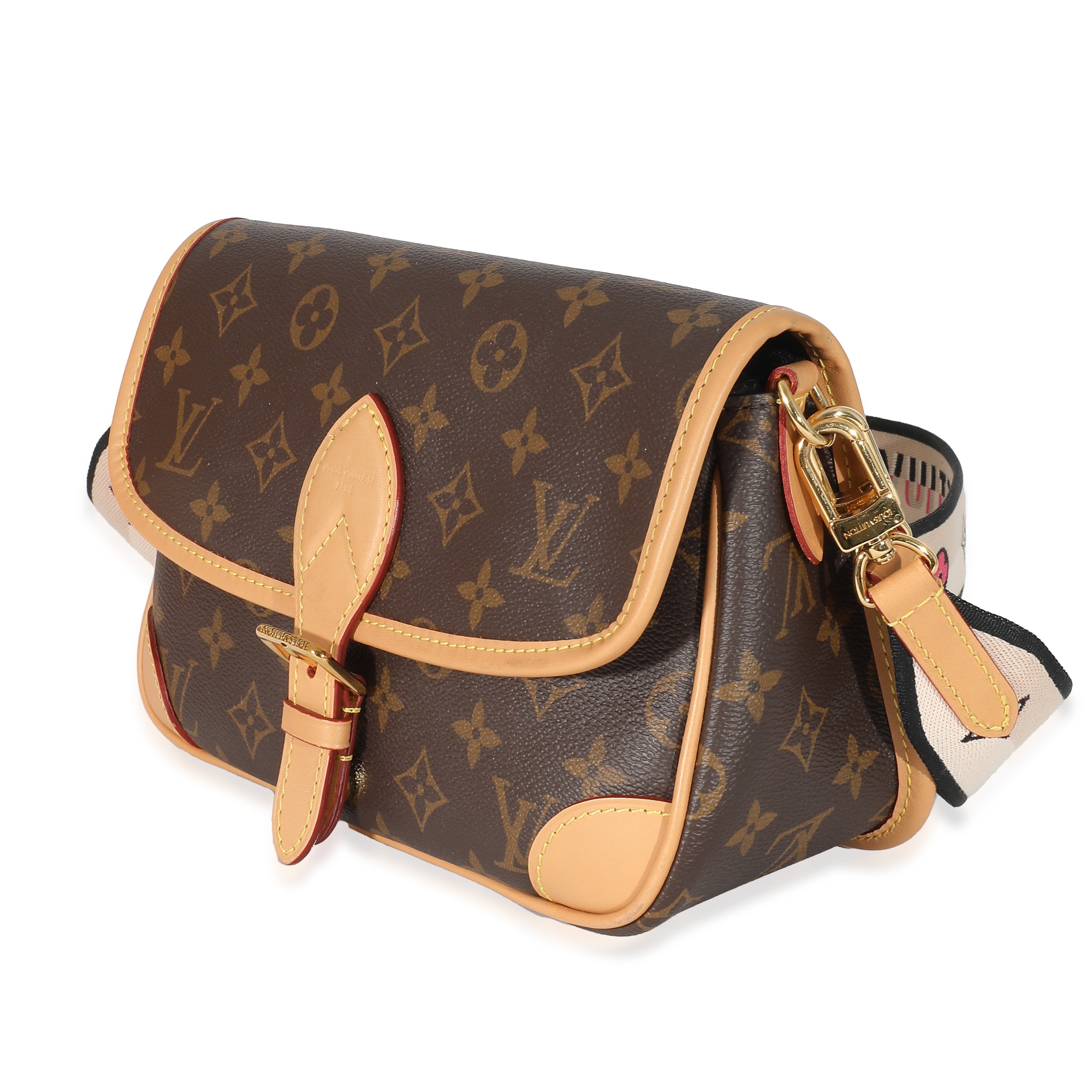 Louis Vuitton Louis Vuitton Black Monogram Canvas Diane