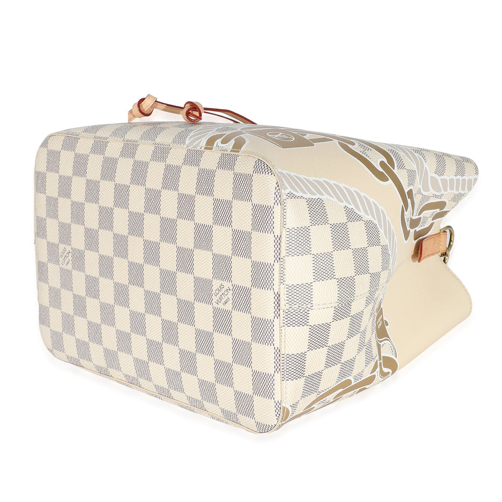 Louis Vuitton Louis Vuitton Damier Azur Canvas Nautical Ropes Néonoé MM