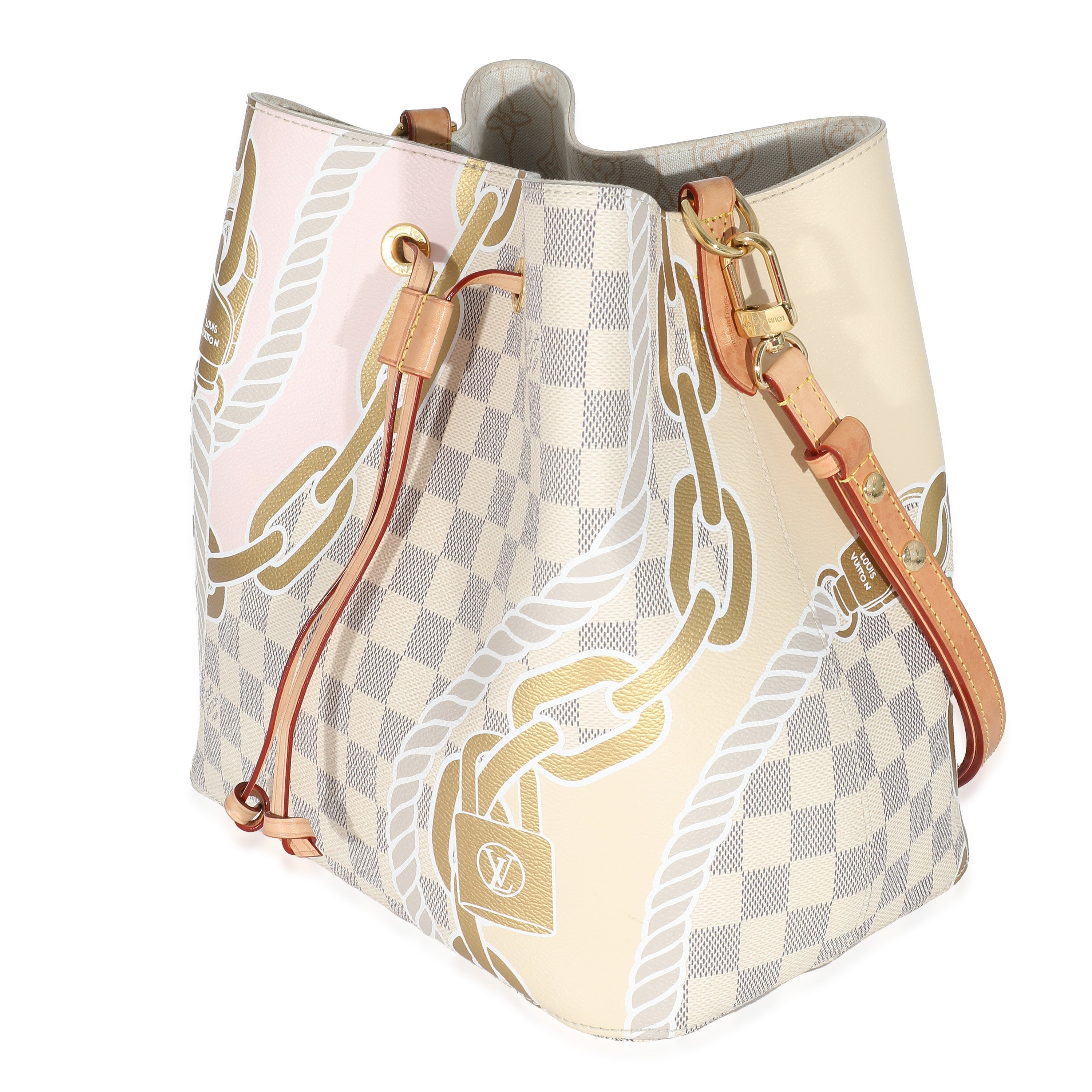 Louis Vuitton Louis Vuitton Damier Azur Canvas Nautical Ropes Néonoé MM