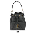 Louis Vuitton Louis Vuitton Black Calfskin Lockme Bucket MM