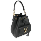 Louis Vuitton Louis Vuitton Black Calfskin Lockme Bucket MM