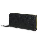 Louis Vuitton Louis Vuitton Black Monogram Empreinte Clemence Wallet