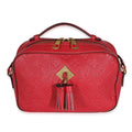Louis Vuitton Red Monogram Empreinte Saintonge Crossbody