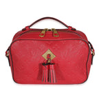 Louis Vuitton Red Monogram Empreinte Saintonge Crossbody