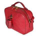 Louis Vuitton Red Monogram Empreinte Saintonge Crossbody