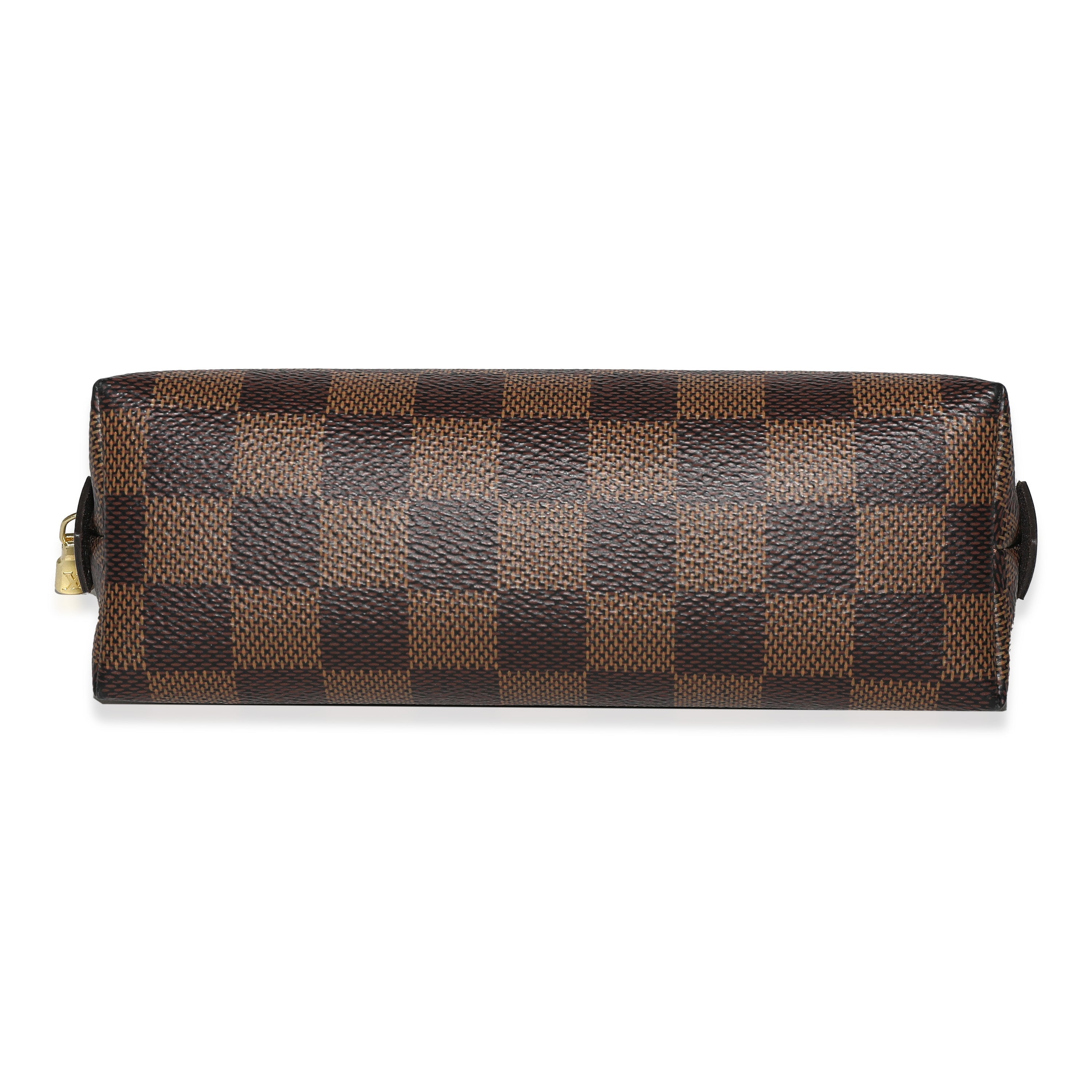 Louis Vuitton Louis Vuitton Damier Ebene Canvas Cosmetic Pouch