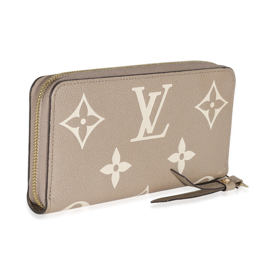 Louis Vuitton Louis Vuitton Dove Cream Monogram Empreinte Zippy Wallet