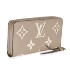 Louis Vuitton Louis Vuitton Dove Cream Monogram Empreinte Zippy Wallet