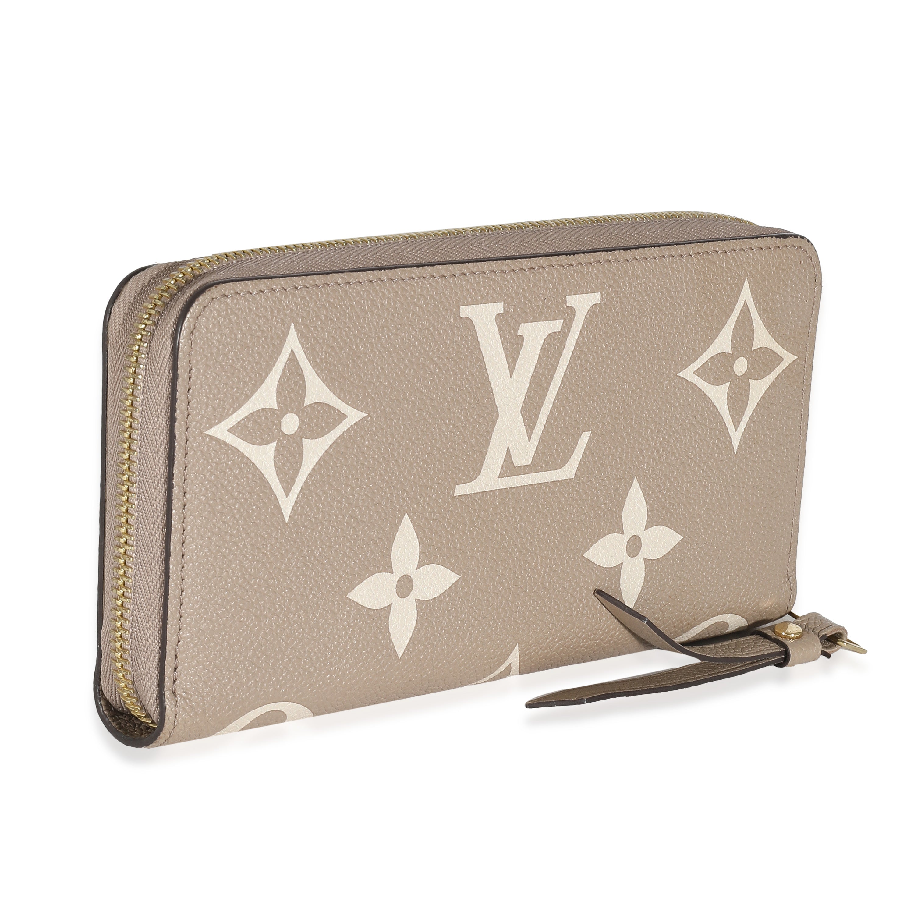 Louis Vuitton Louis Vuitton Dove Cream Monogram Empreinte Zippy Wallet